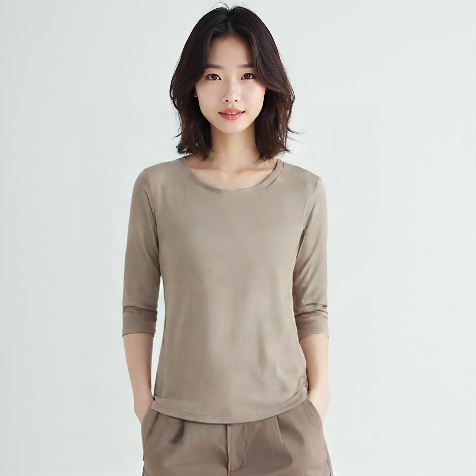 유니클로 7부티셔츠