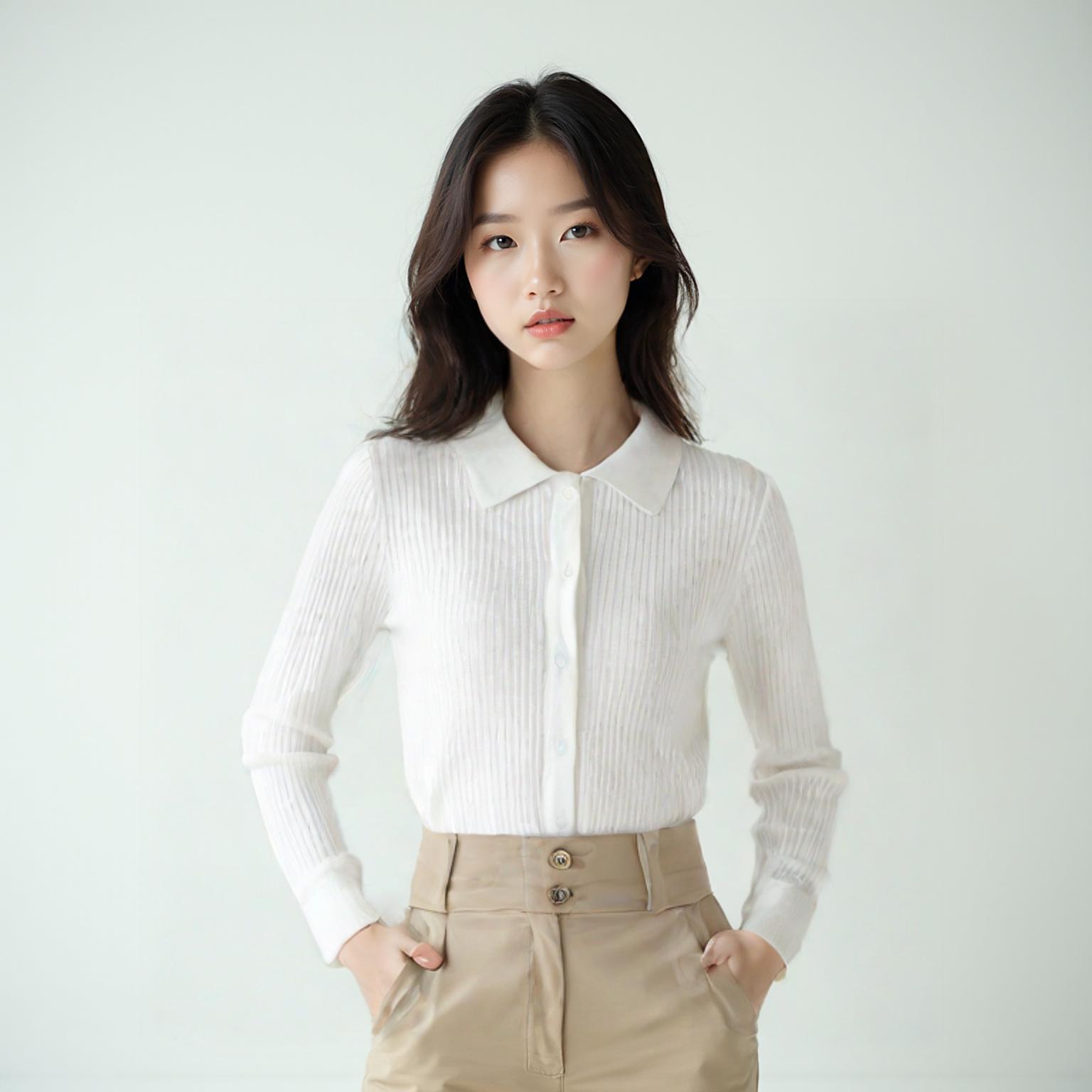 에잇세컨즈 칼라카디건