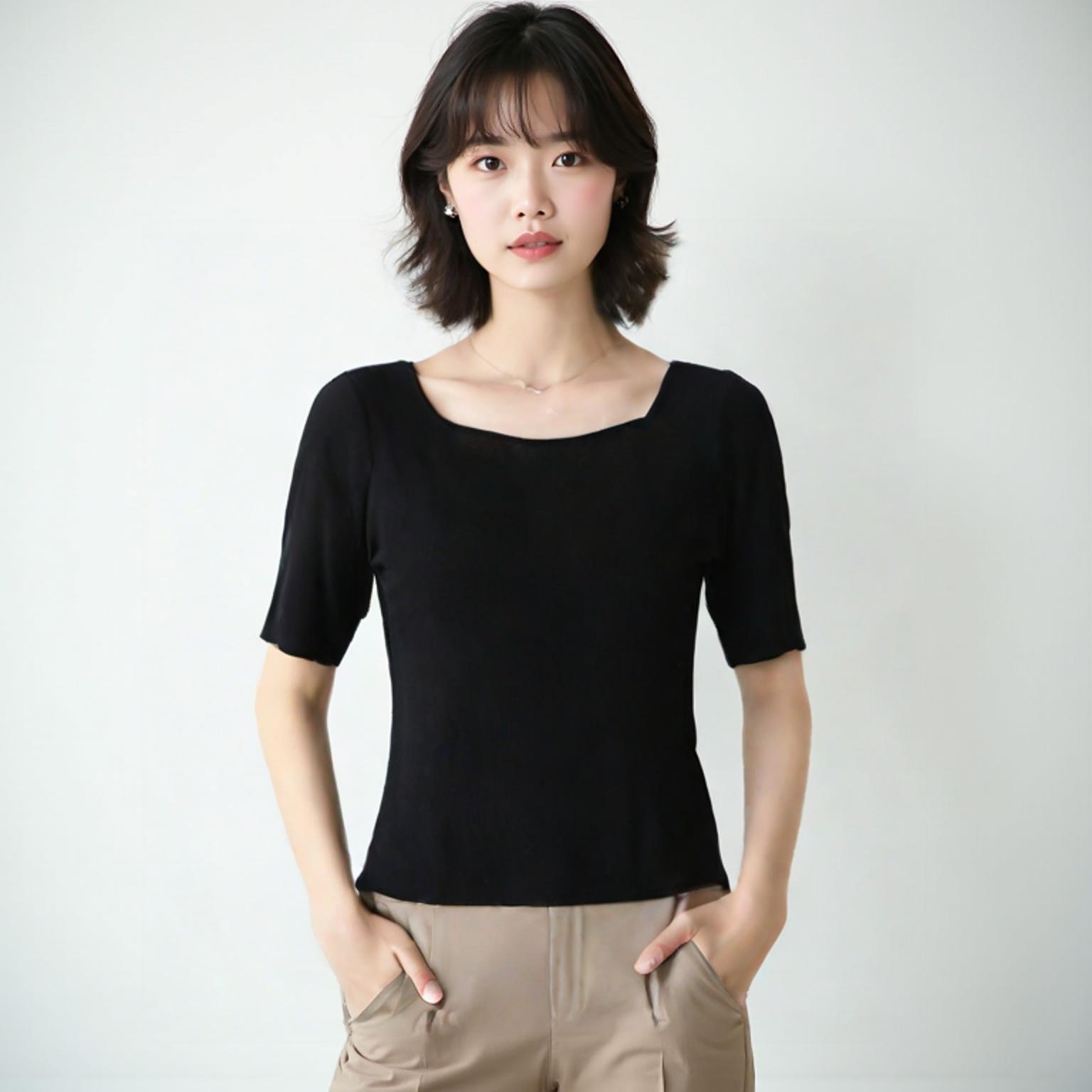 닉앤니콜 보트넥니트
