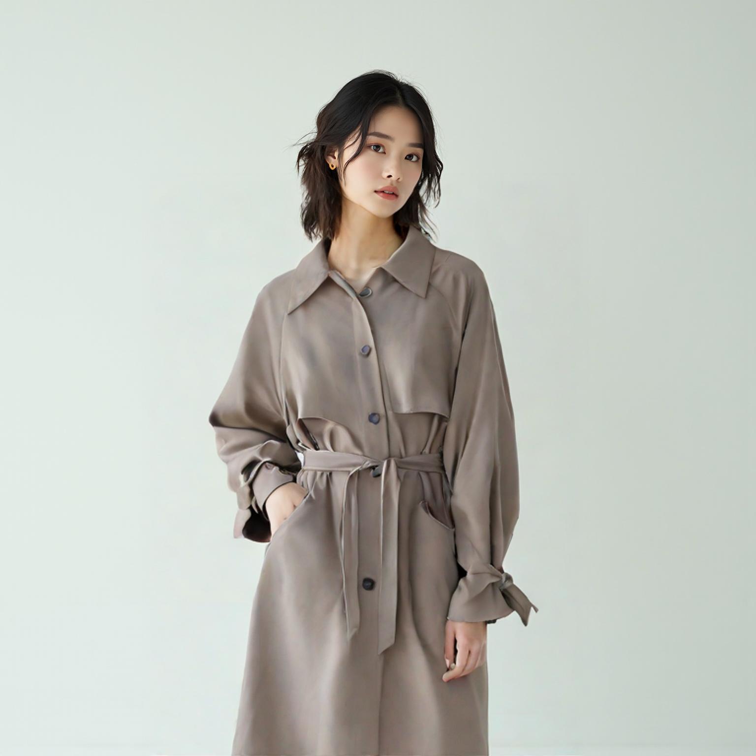 레터프롬문 트렌치코트