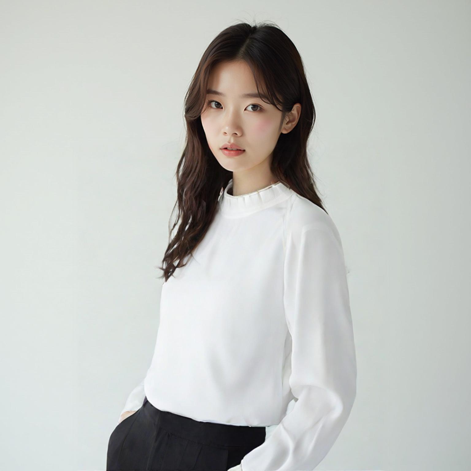 듀엘 블라우스