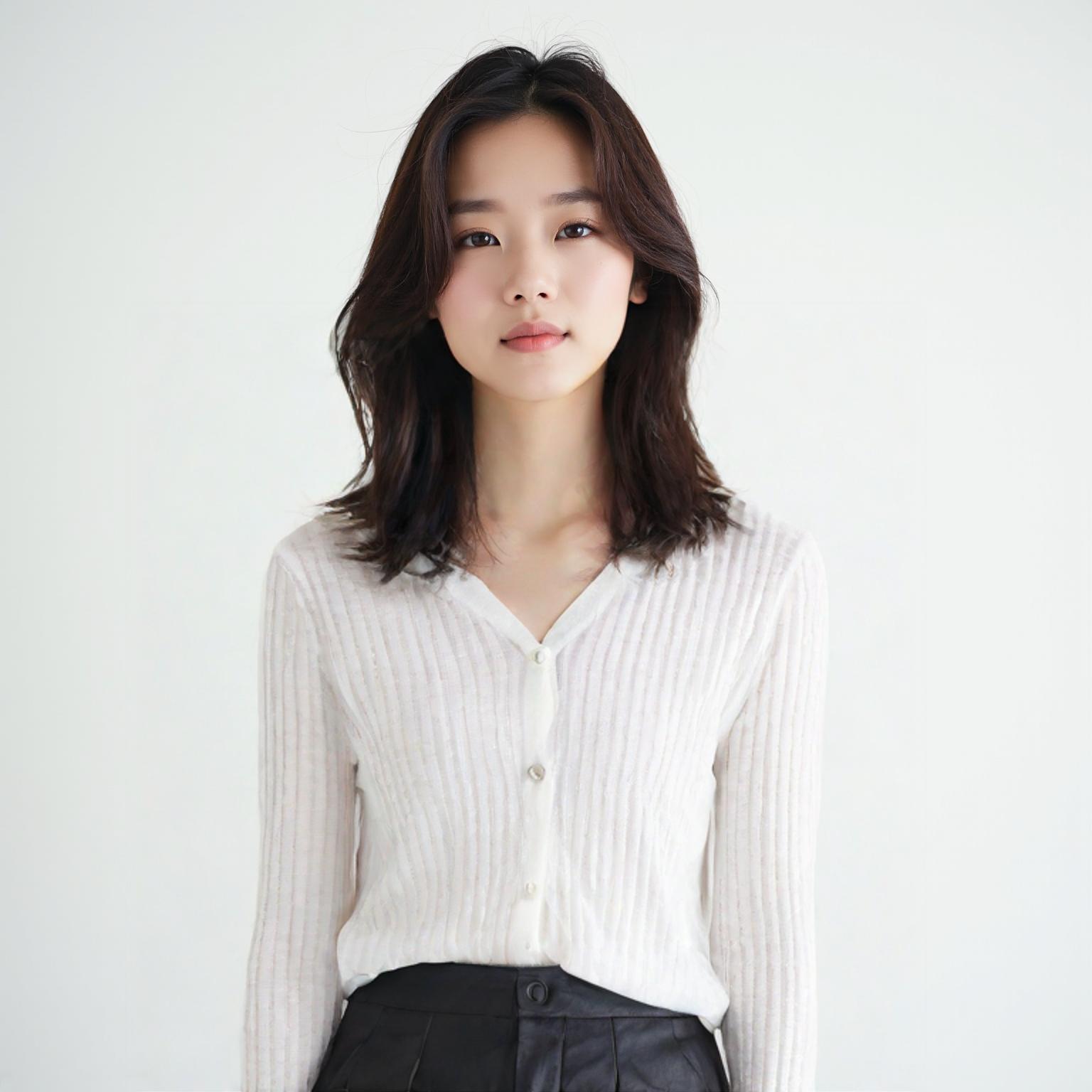 드퐁 브이넥카디건