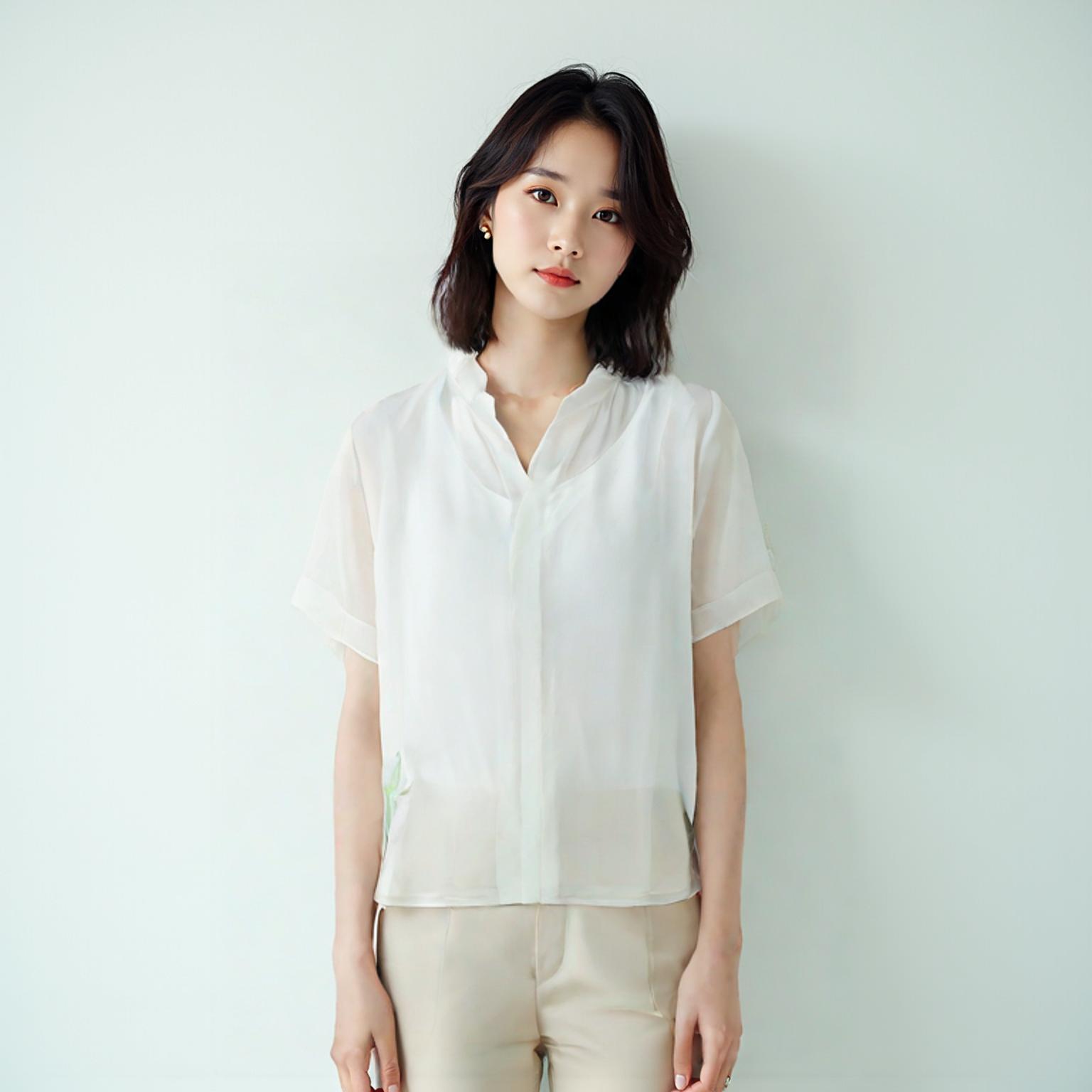 구호 블라우스