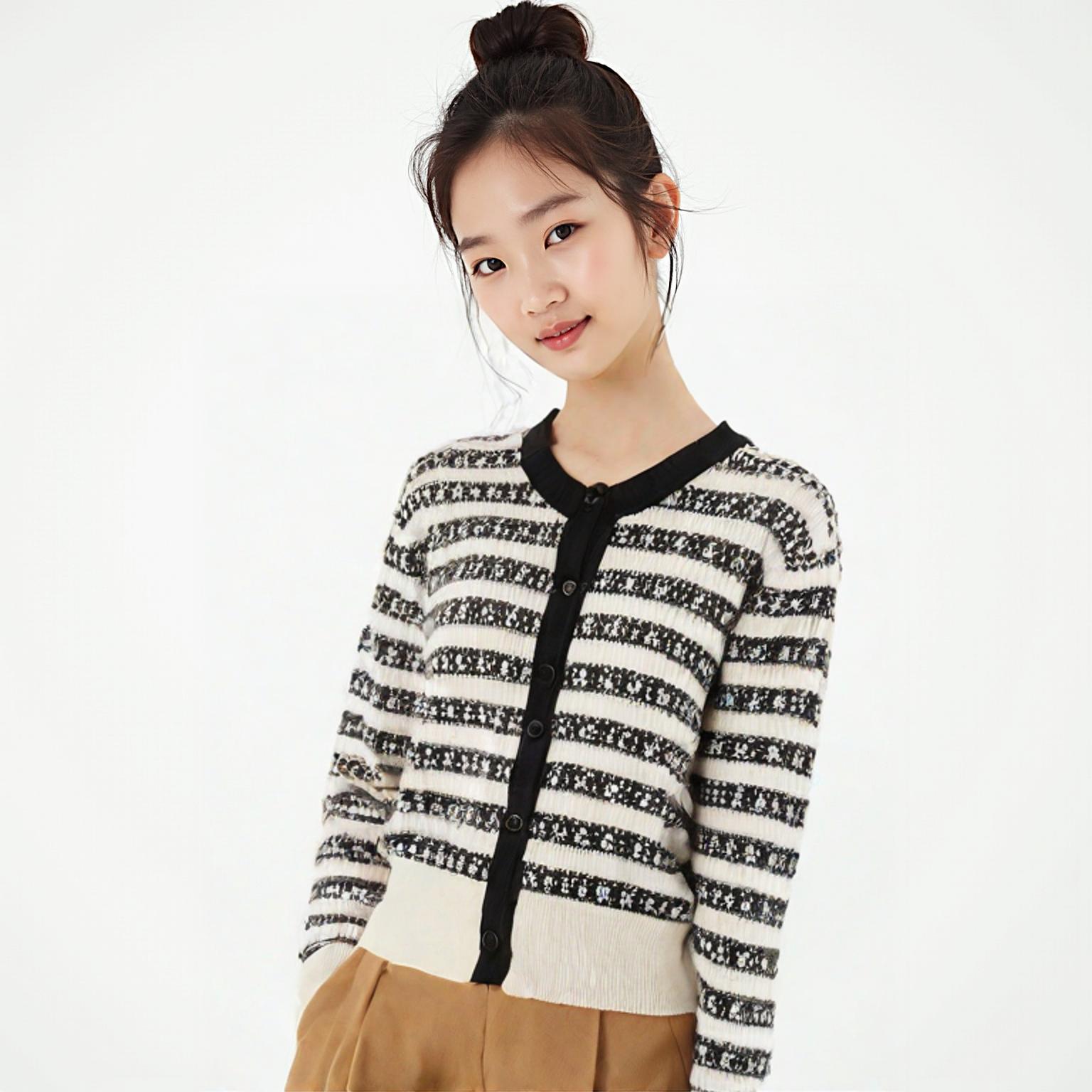 마리끌레르 라운드카디건