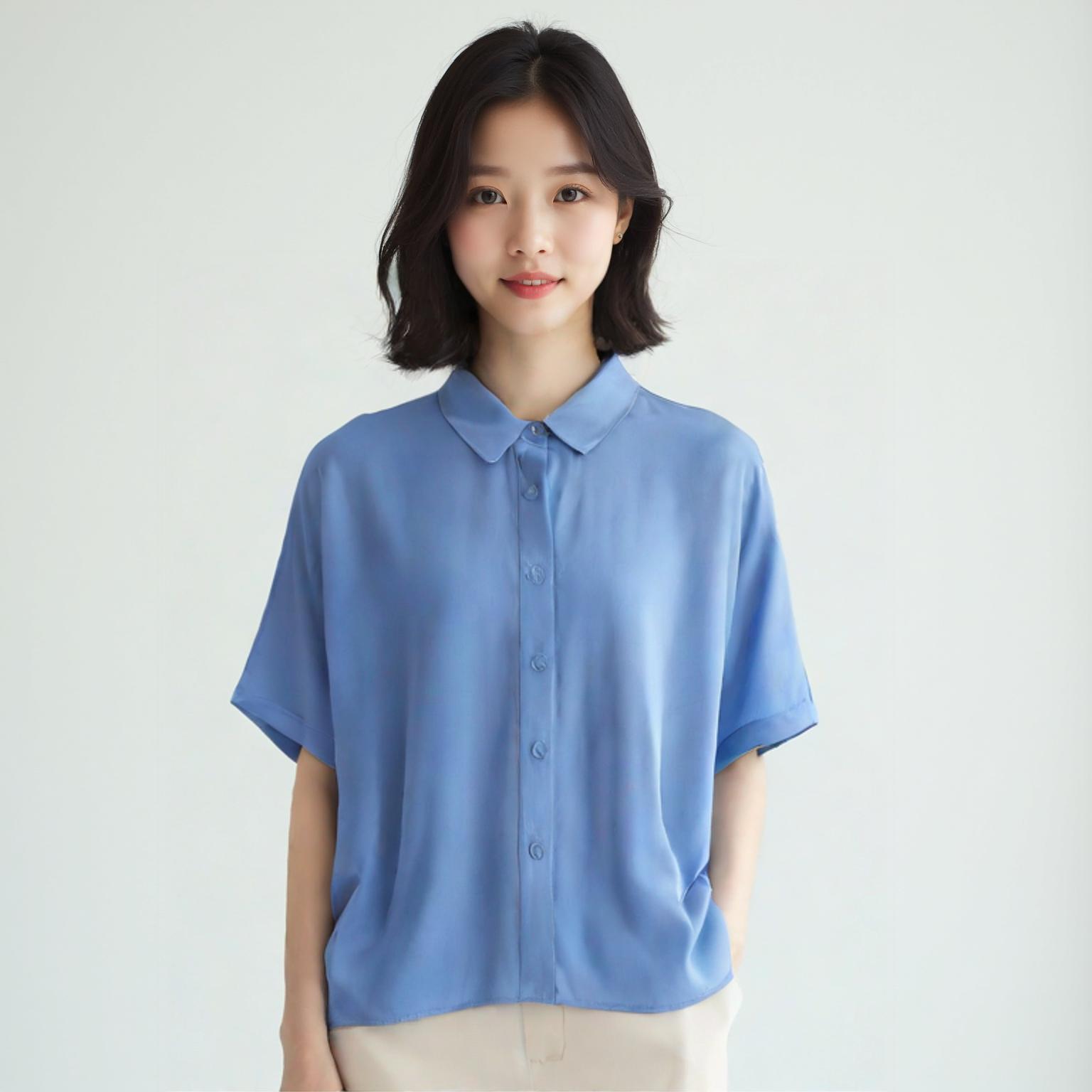 유니클로 블라우스