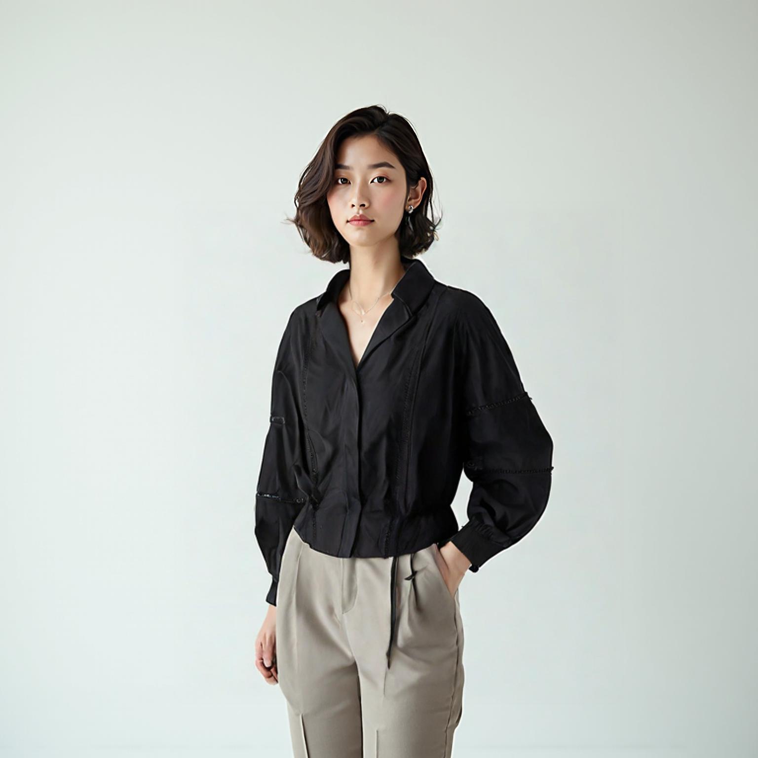 오브제 블라우스