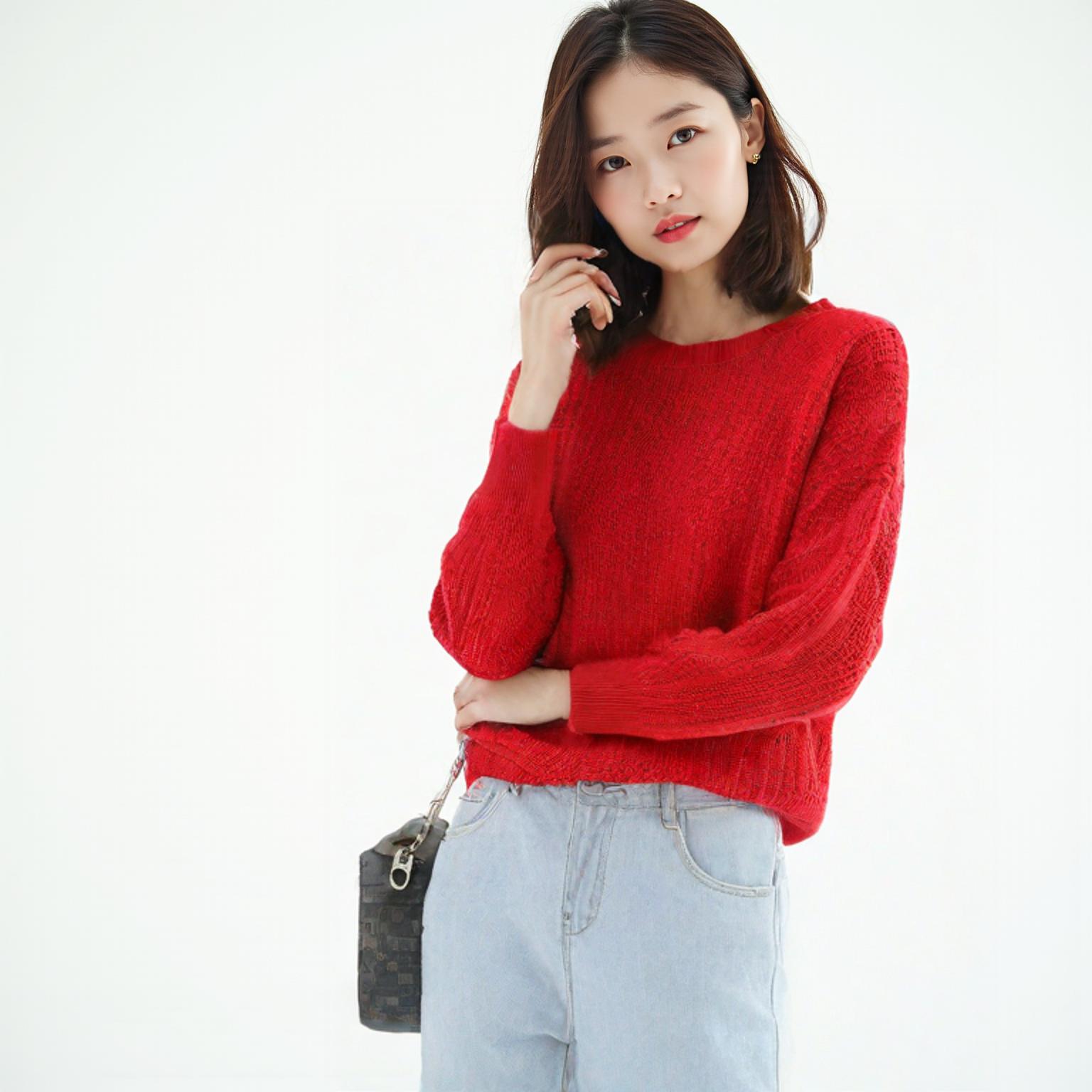 아메리칸 어패럴 라운드니트