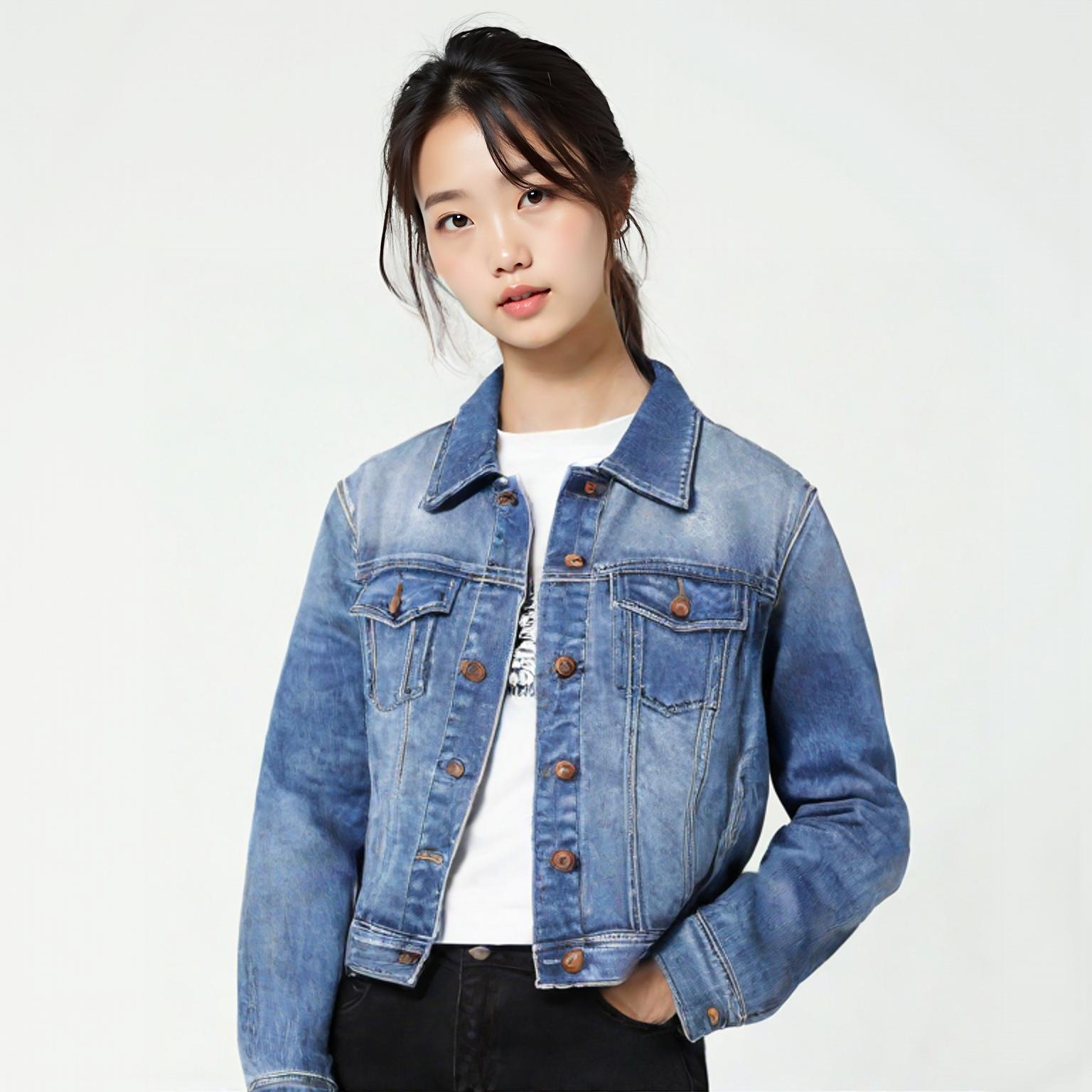 자라 베이직 데님재킷