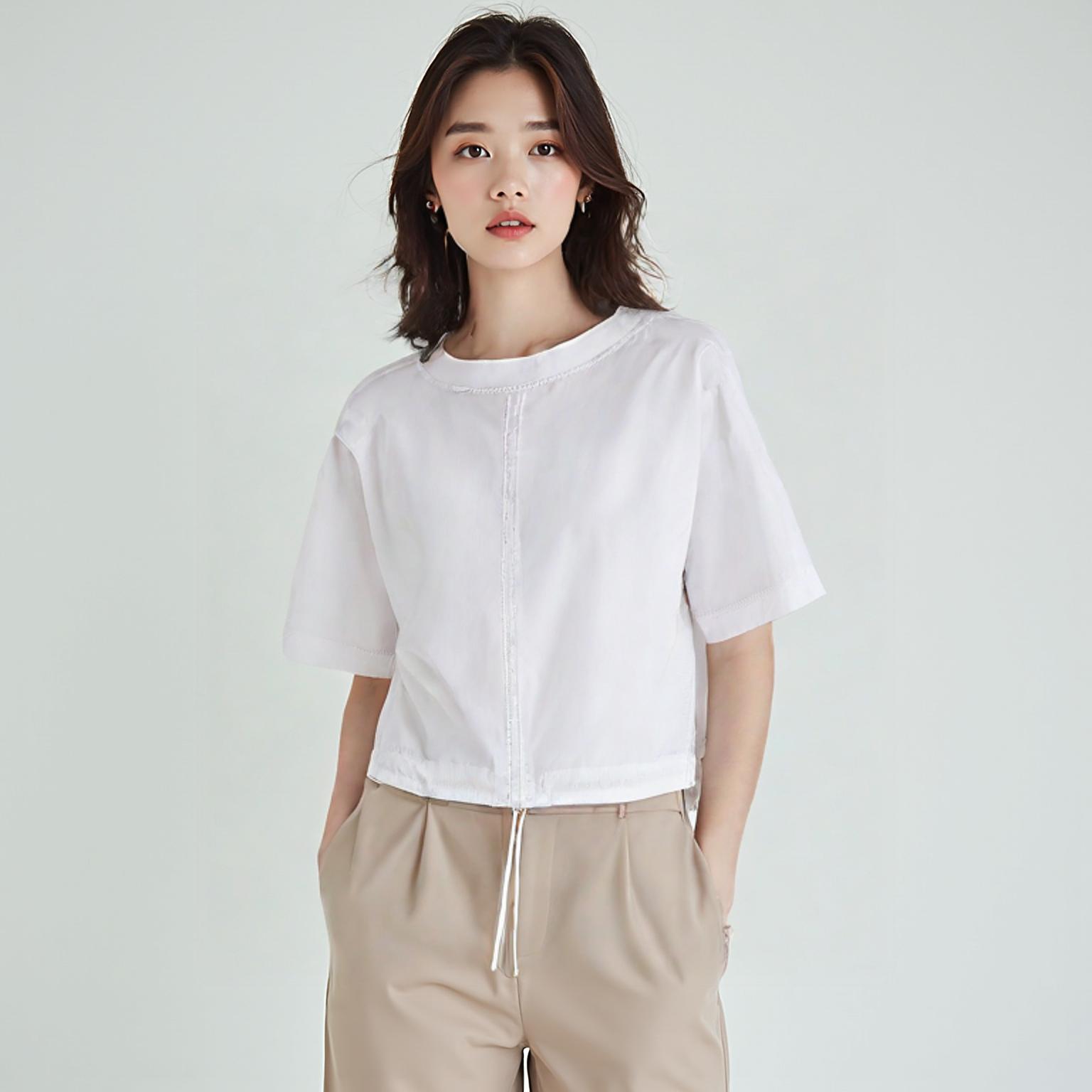띠어리 블라우스