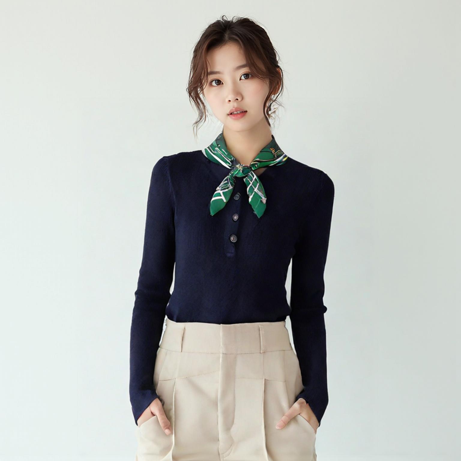 시슬리 브이넥카디건