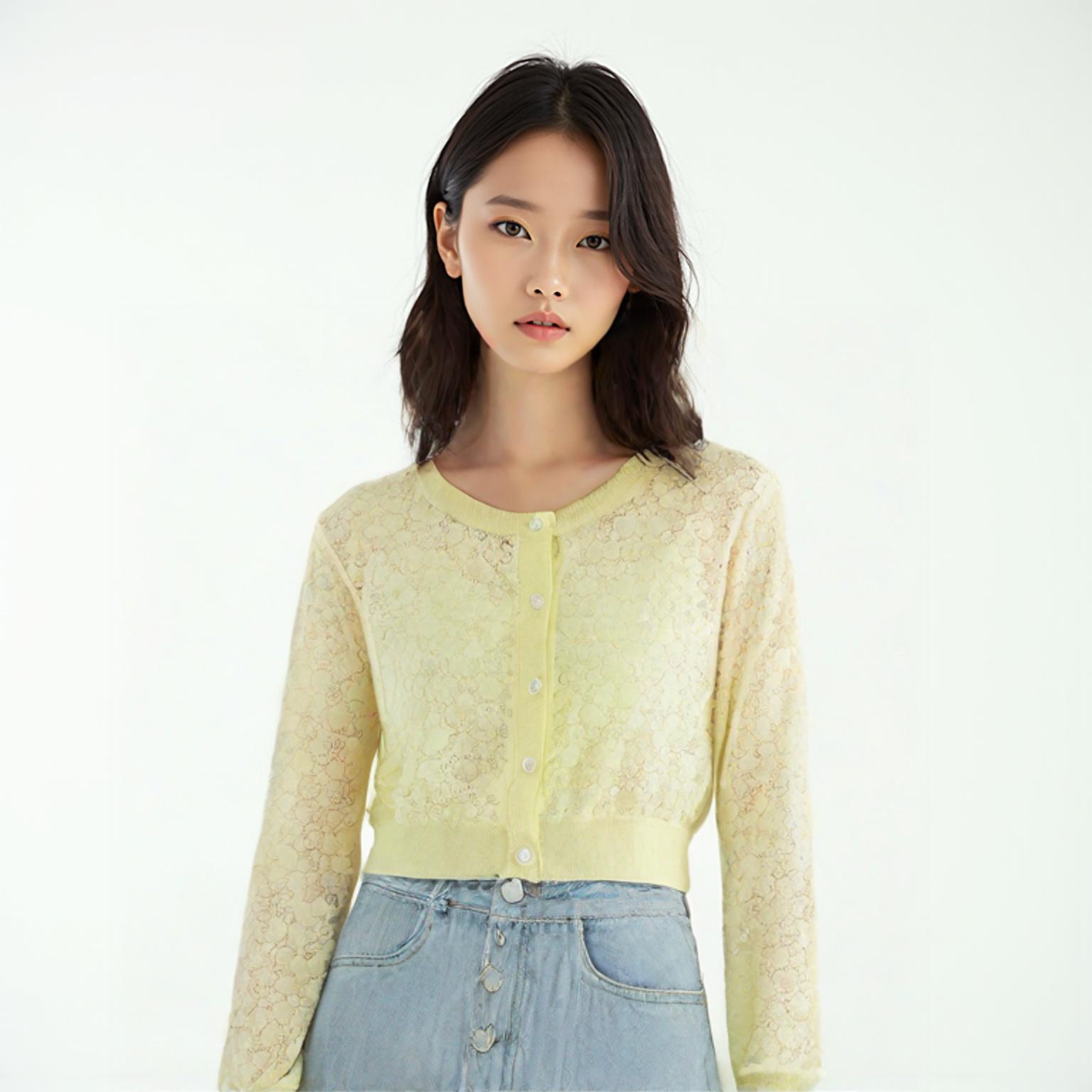 쿠아 라운드카디건