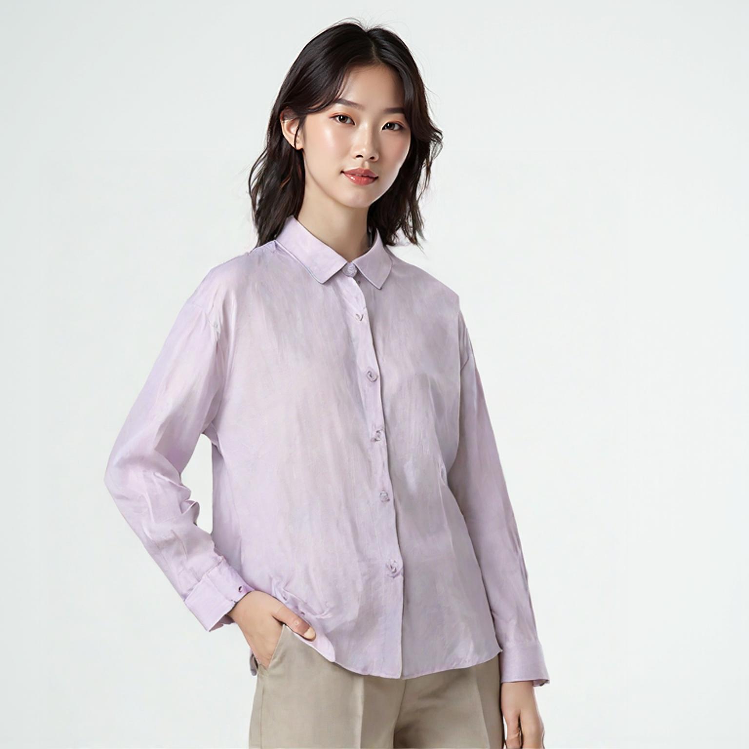 피그먼트 블라우스