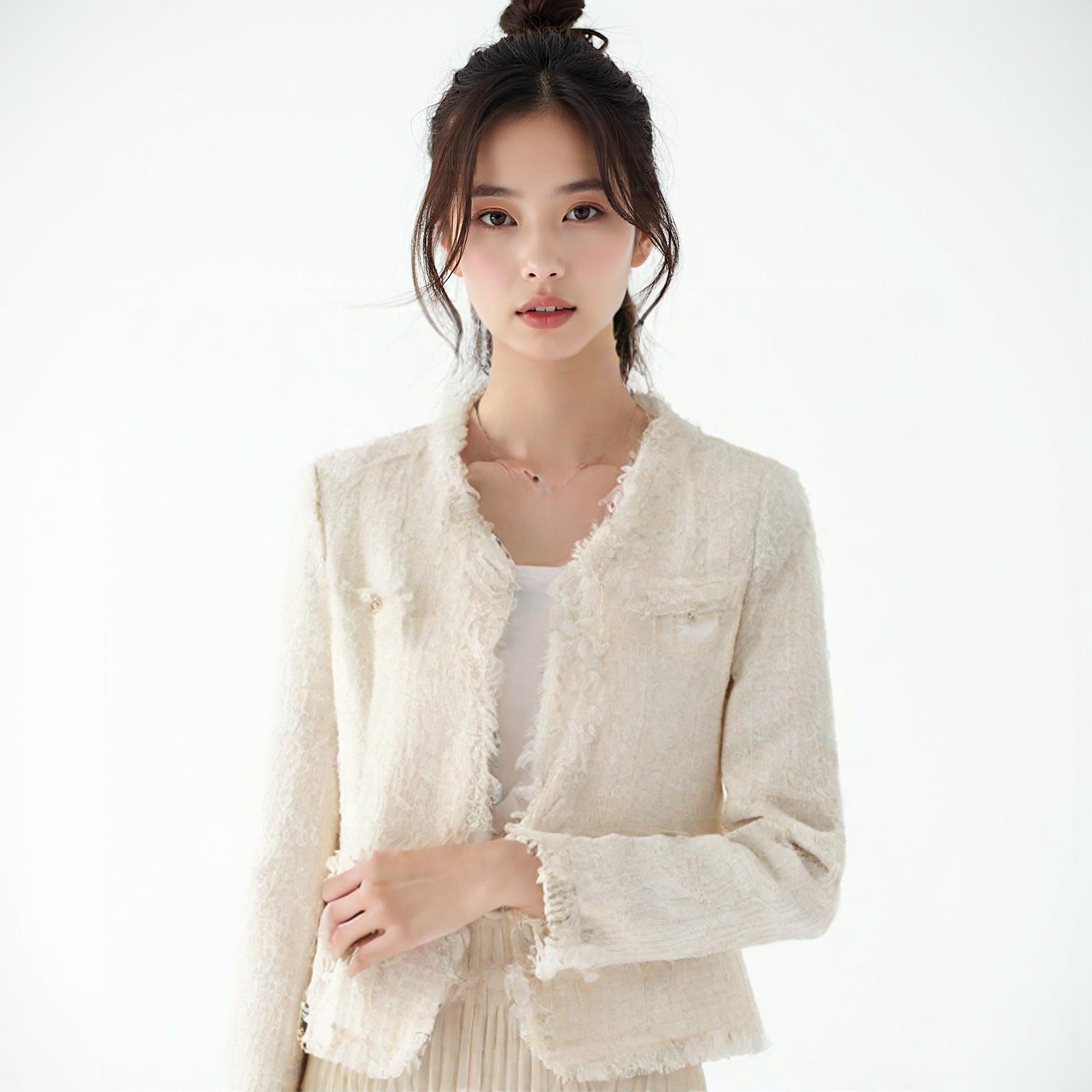 이로 트위드재킷