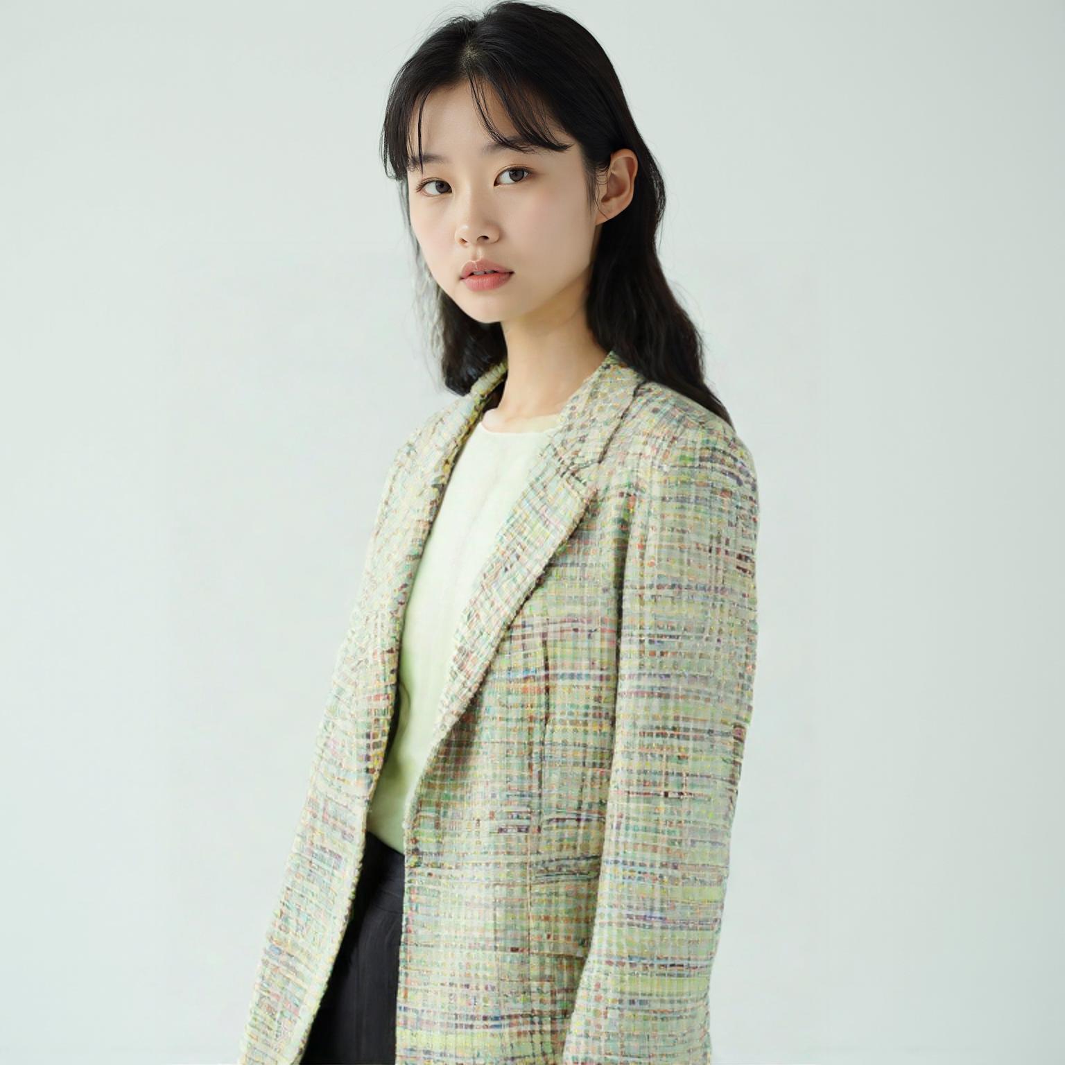 온앤온 트위드재킷