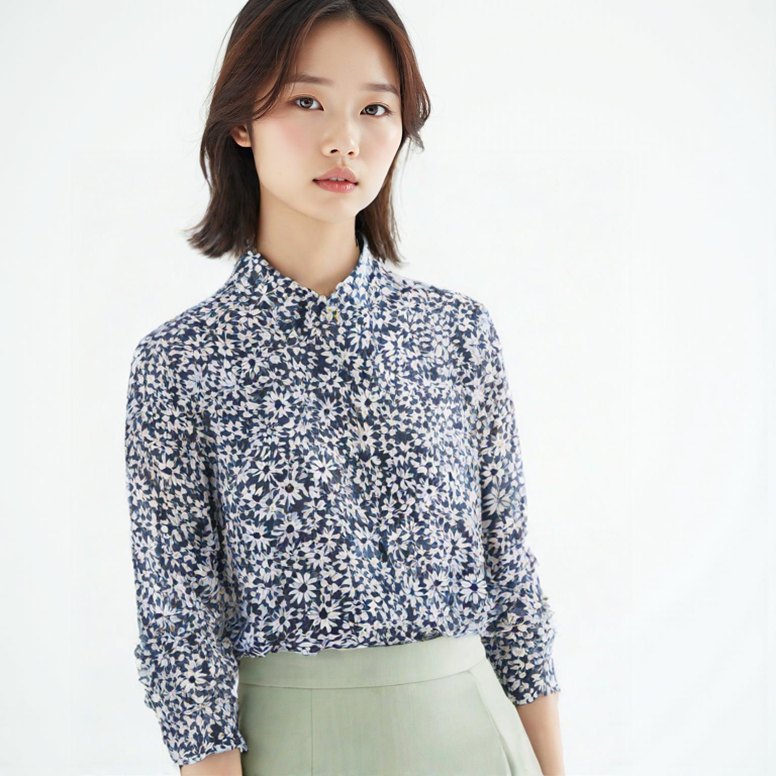 산드로 블라우스