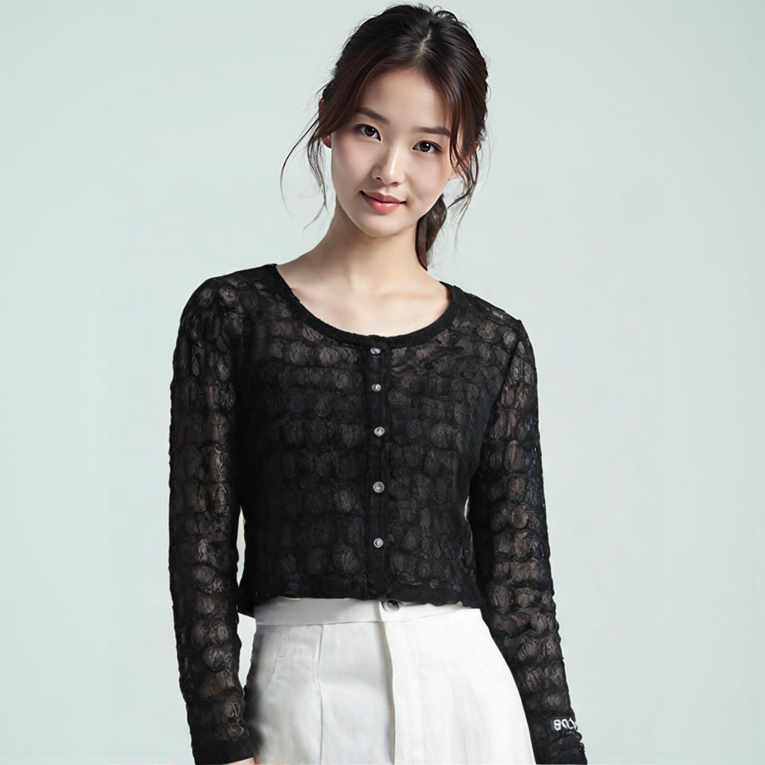 애즈온 라운드카디건