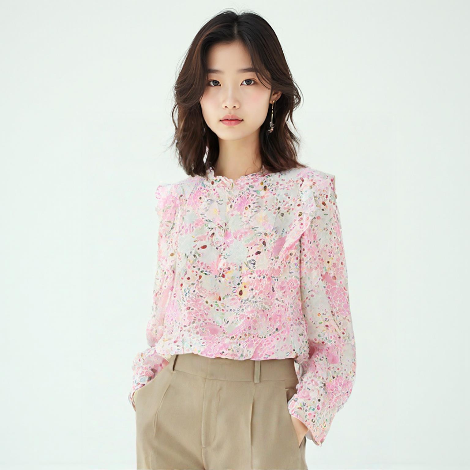 듀엘 블라우스