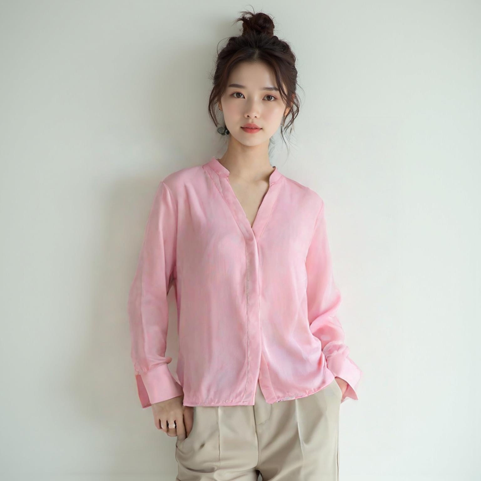 산드로 블라우스