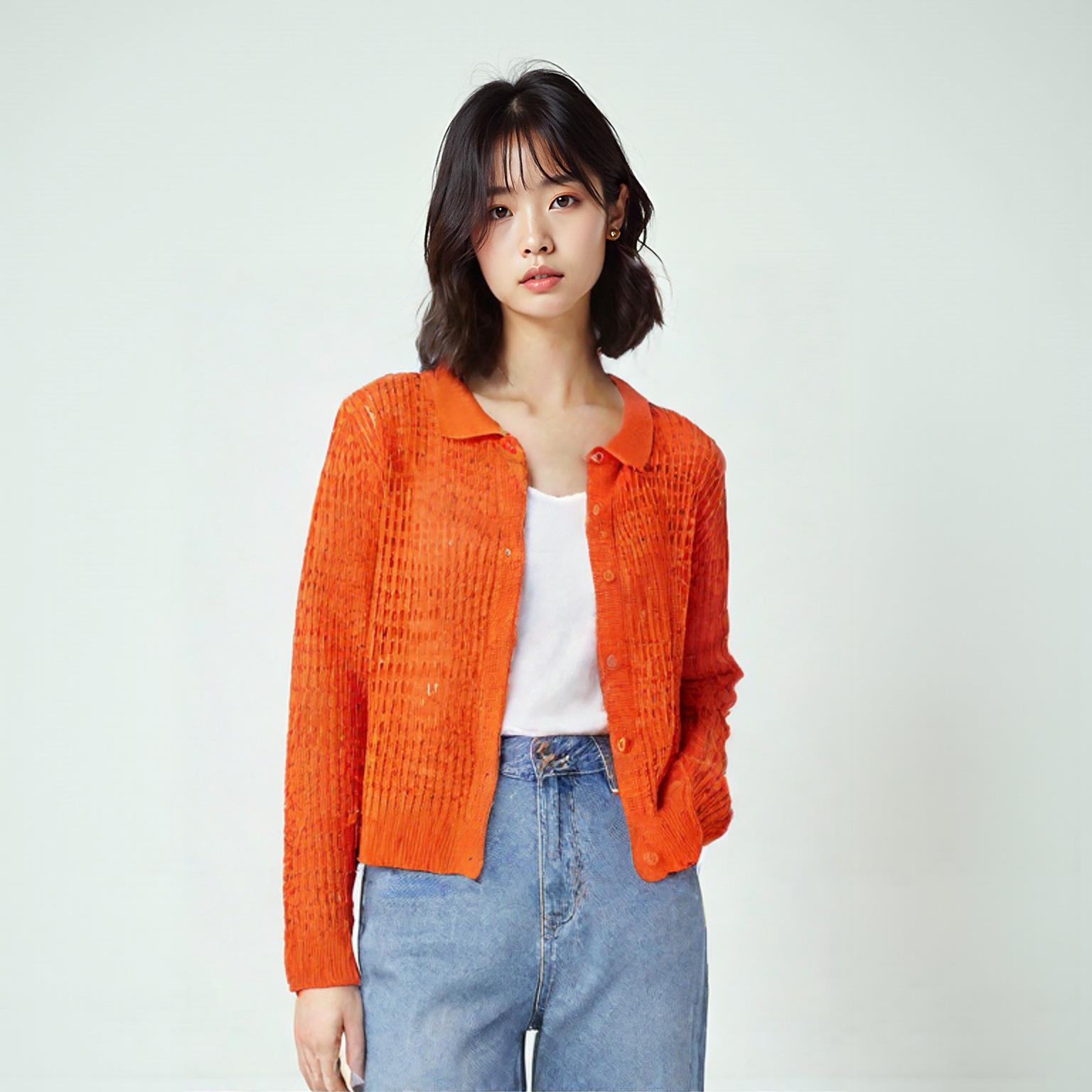 자라 칼라카디건