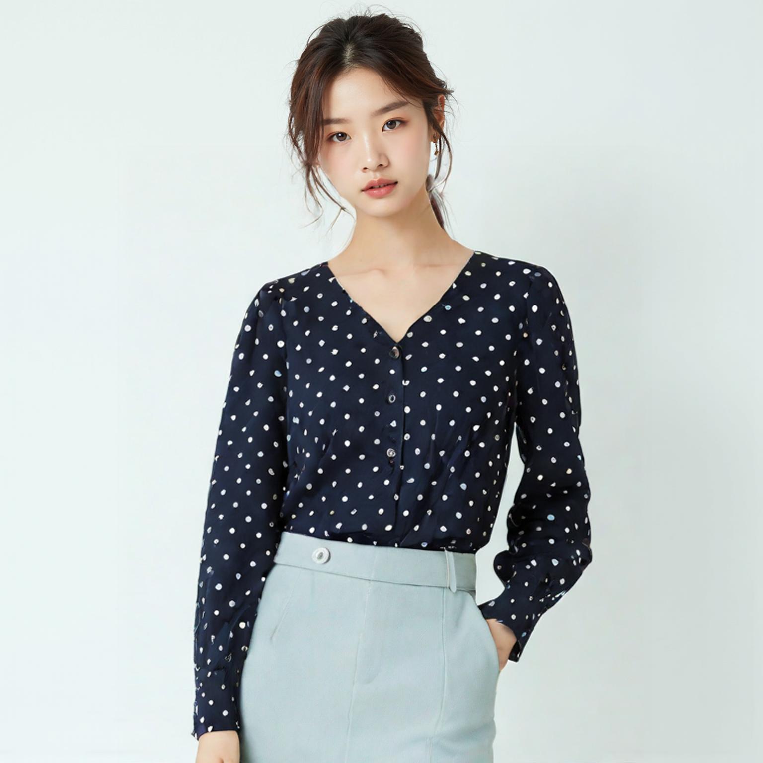 살롱 드 욘 블라우스
