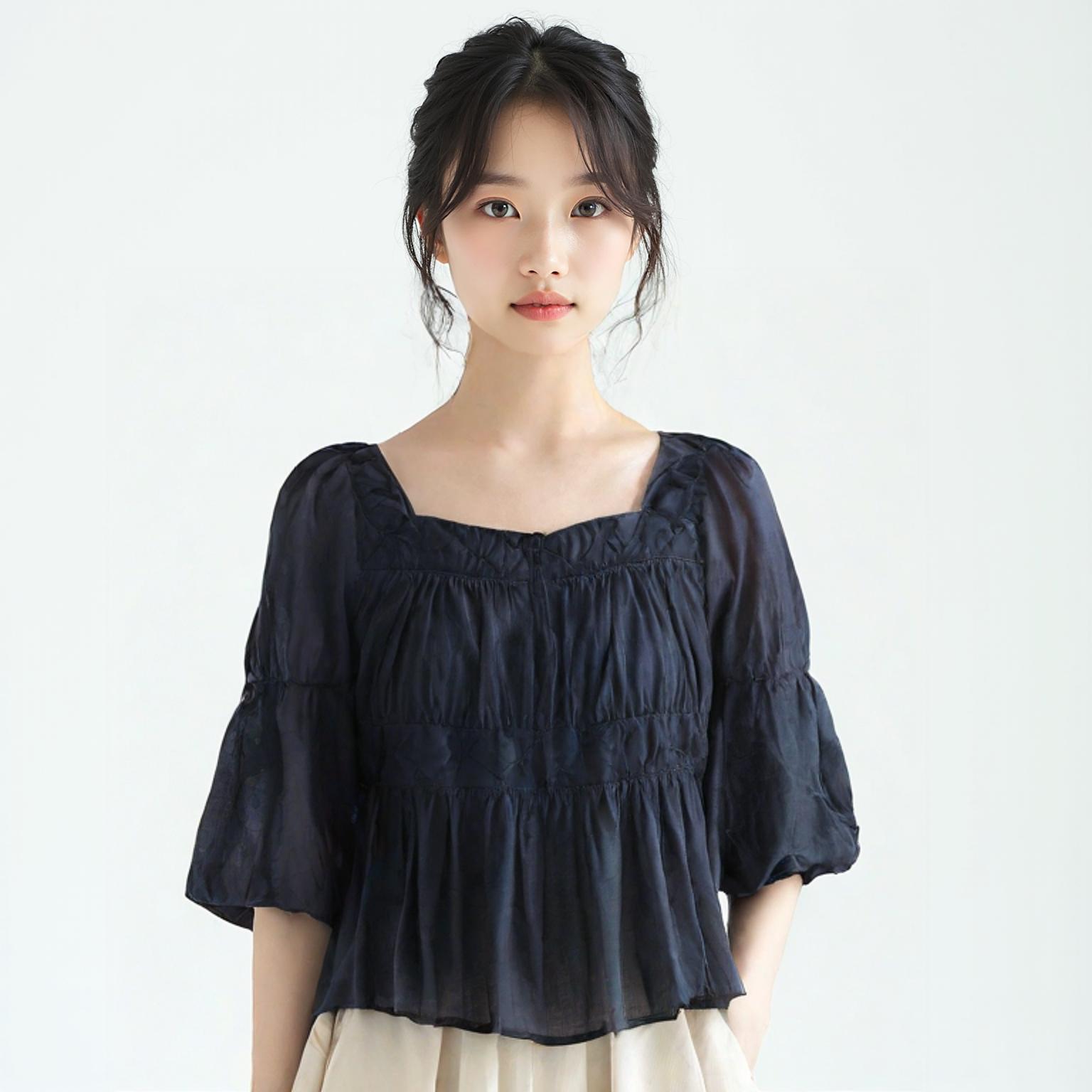 안느퐁텐 블라우스