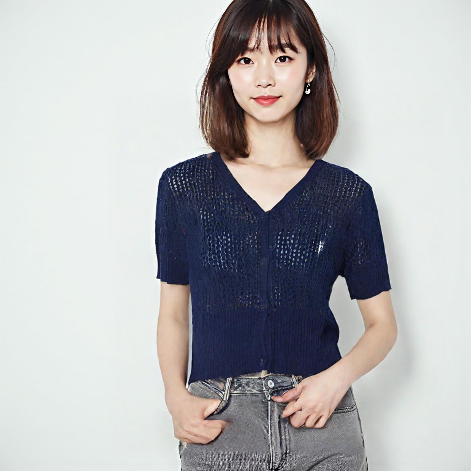 시티브리즈 브이넥카디건