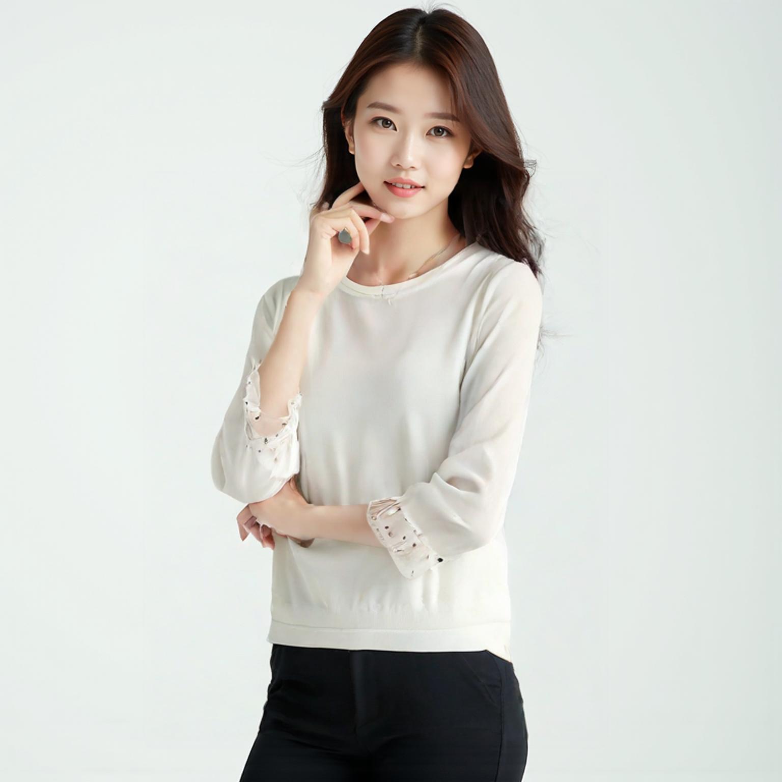 온앤온 블라우스