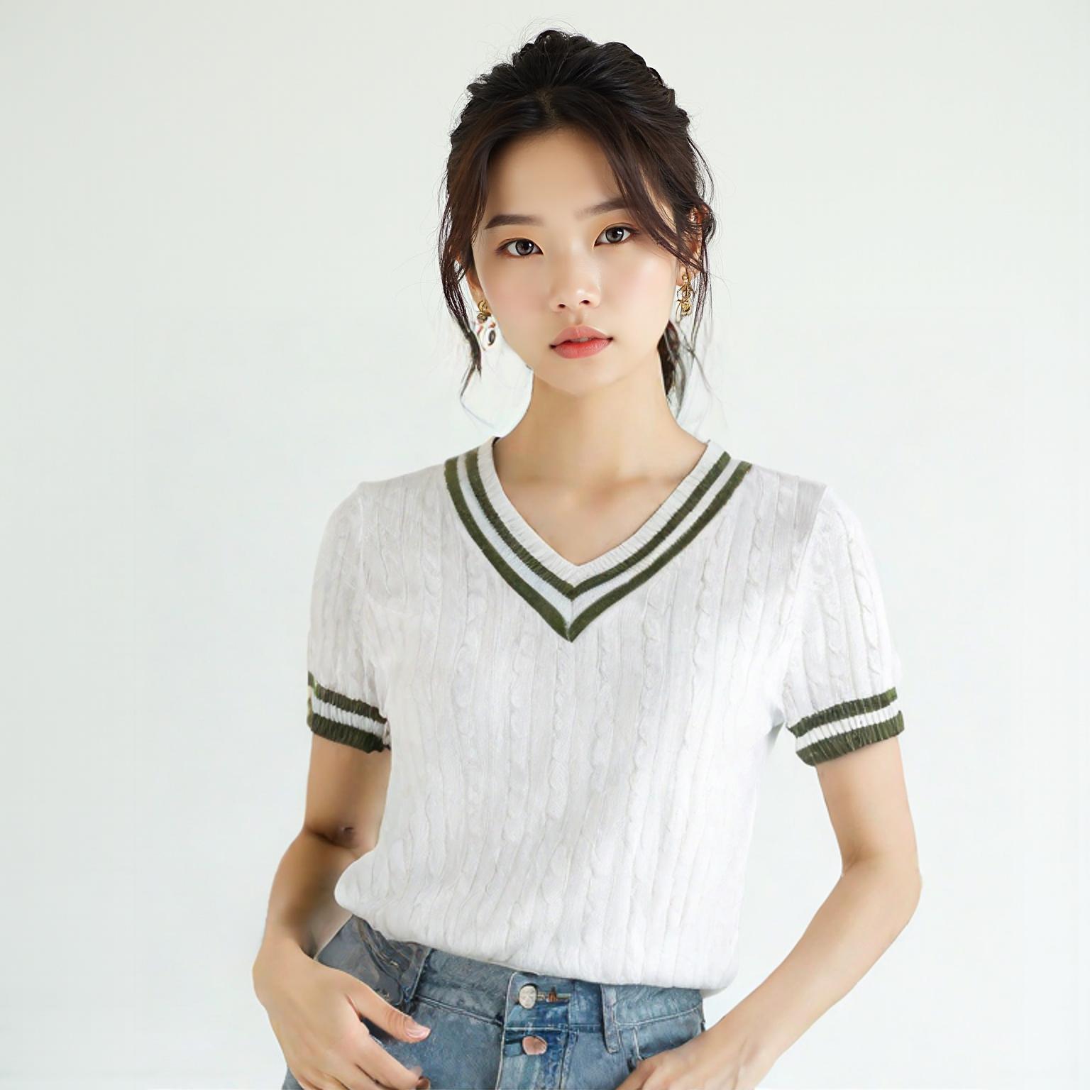 로렌 랄프 로렌 브이넥니트