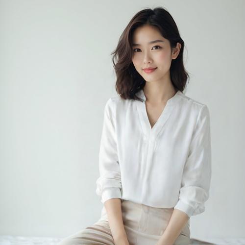 에이치엔엠 블라우스