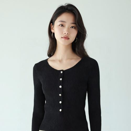 나인 라운드카디건