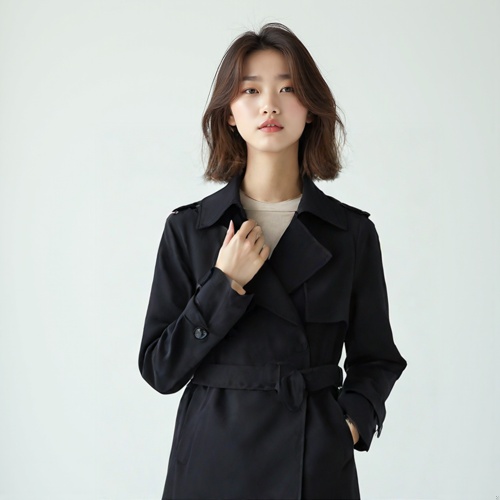 라인 트렌치코트