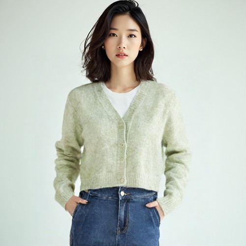 스파오 브이넥카디건