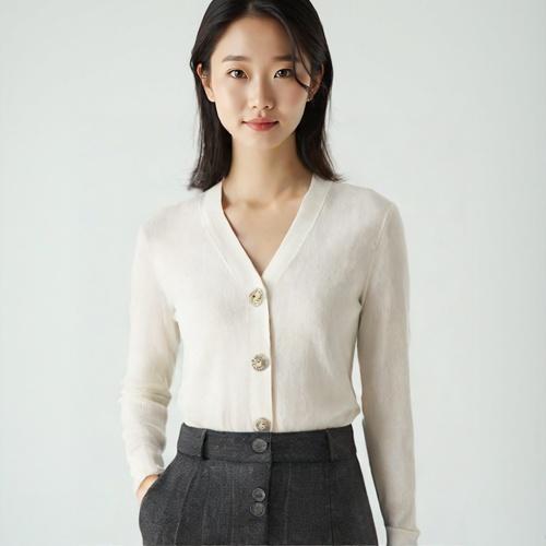 토리버치 브이넥카디건