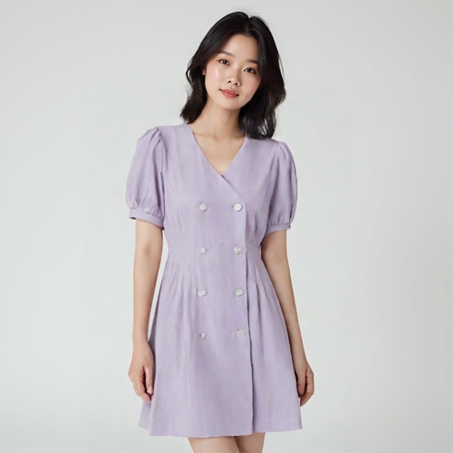 엽페 미디원피스