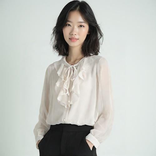 나넷레포 블라우스