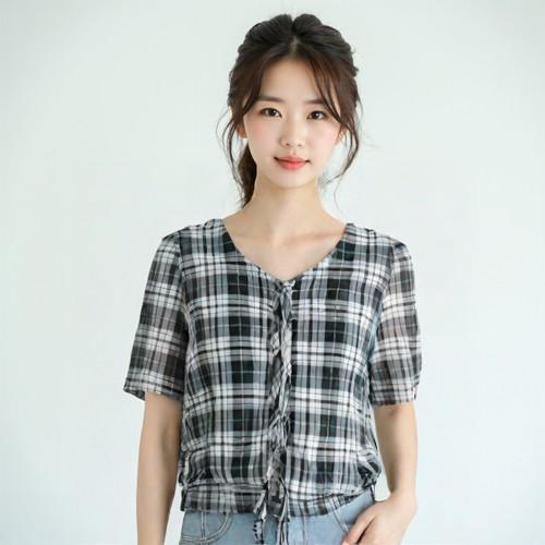 마론에디션 블라우스