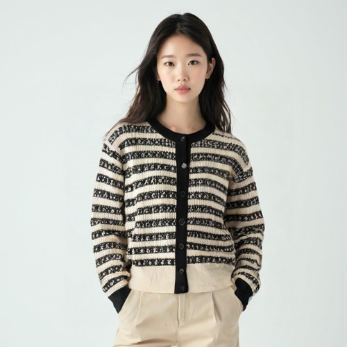 마리끌레르 라운드카디건