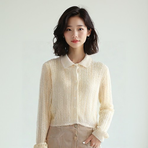 뮤제드 칼라카디건