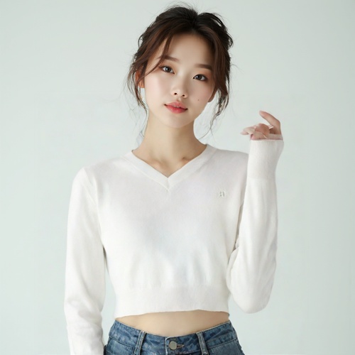 아틀리에 나인 브이넥니트