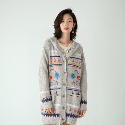 써스데이아일랜드 칼라카디건