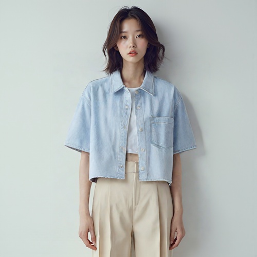 코스 데님재킷