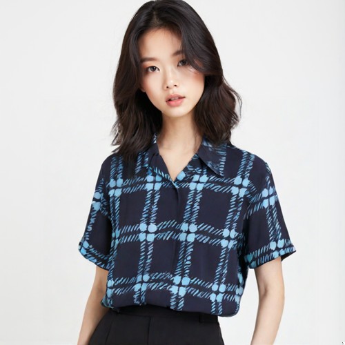 유니클로 x 마르니 블라우스