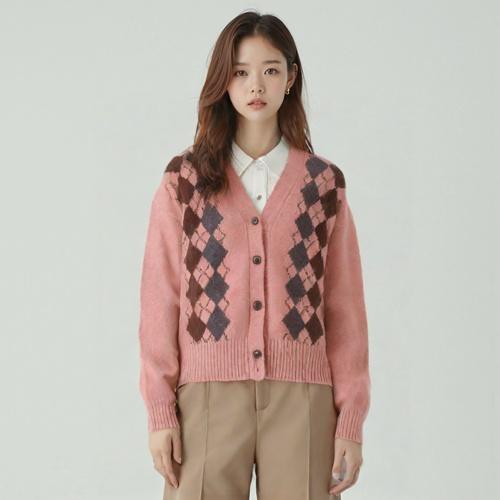 시엔느 브이넥카디건