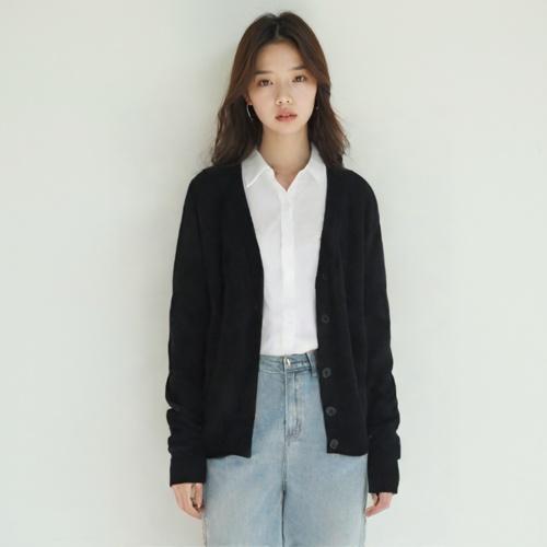 커스텀어클락 브이넥카디건