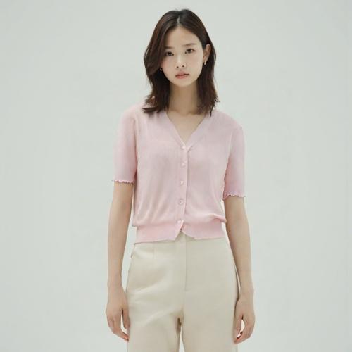 루에브르 브이넥카디건