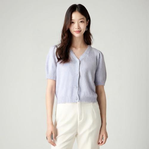 코스 브이넥카디건