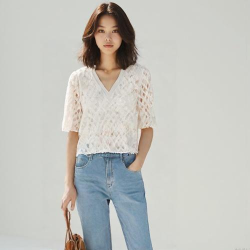 산드로 블라우스