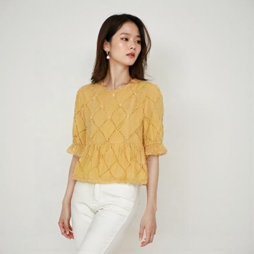 자라 트라플럭 블라우스