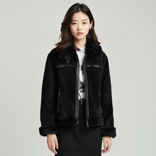 스파오 무스탕재킷