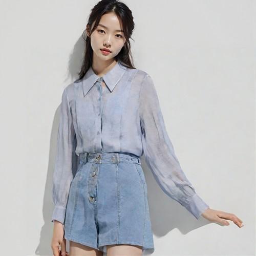 엘비엘 블라우스